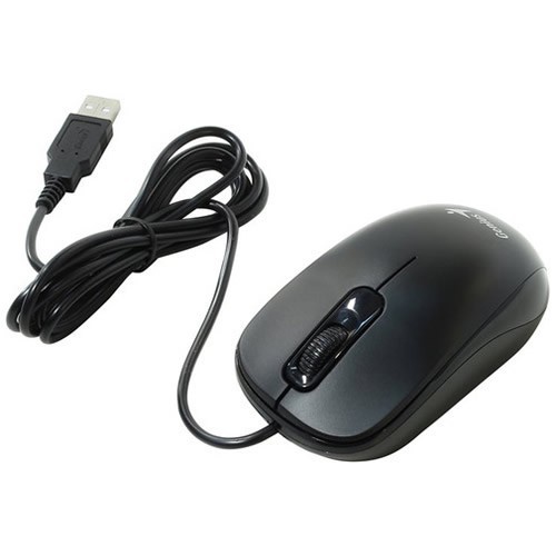 Проводная мышь Genius DX-110 USB оптическая Black (Черная) 4