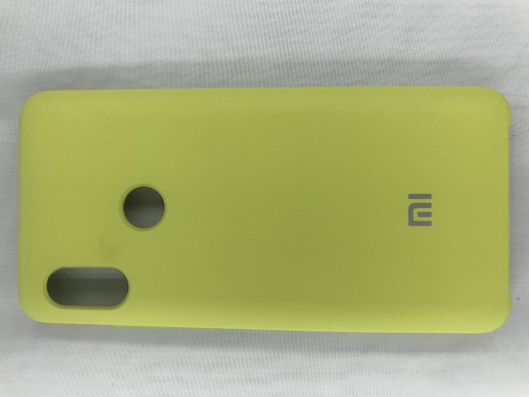 Чехол накладка с логотипом Mi для Xiaomi redmi Note 5 Салатовая 1
