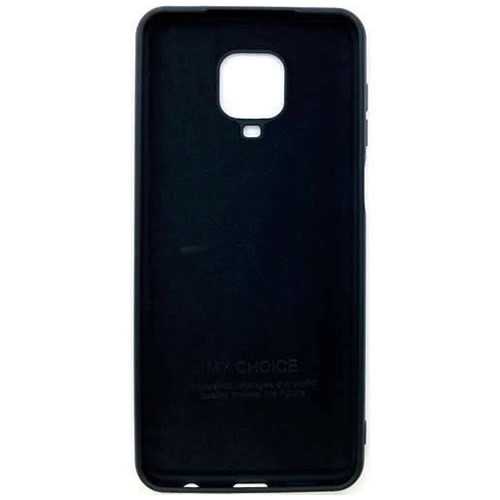 Силиконовая накладка для Xiaomi Redmi Note 9 Pro Black (Черная) 2