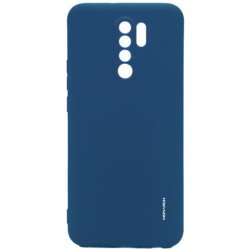 Силиконовая накладка для Xiaomi Redmi 9 Monarch Blue (Синяя) 1