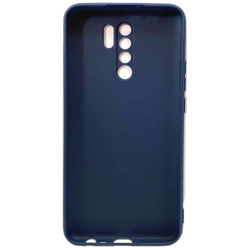 Силиконовая накладка для Xiaomi Redmi 9 Monarch Blue (Синяя) 3