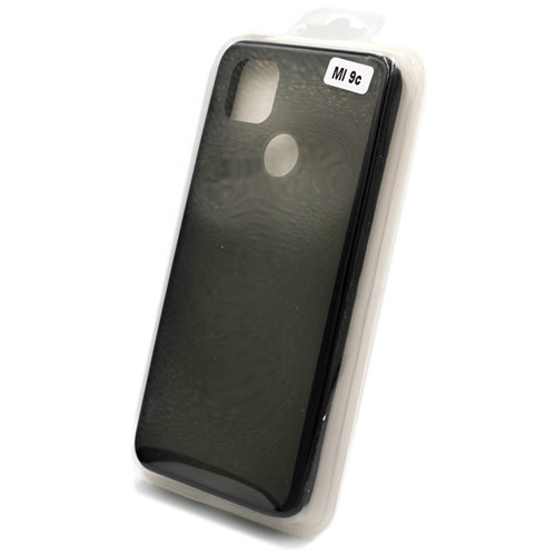 Силиконовая накладка для Xiaomi Redmi 9C Skin Feeling (Черная рамка) 2