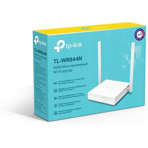 Wi-Fi роутер TP-LINK TL-WR844N White (Белый) EAC 4