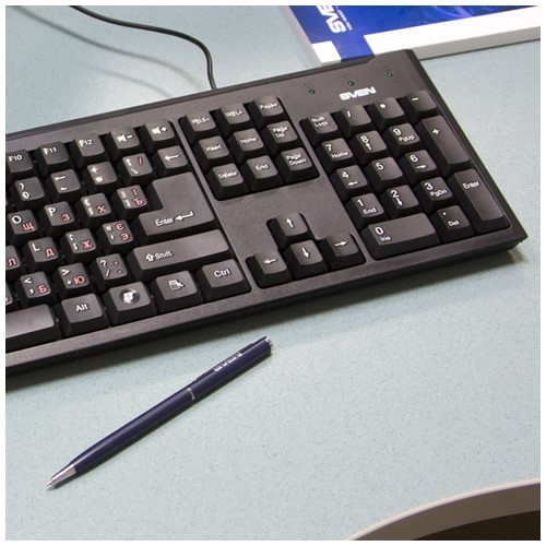 Клавиатура SVEN 303 Standard USB Black (Черный) EAC 4