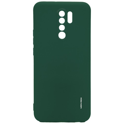 Силиконовая накладка для Xiaomi Redmi 9 Monarch Green (Зеленая) 1