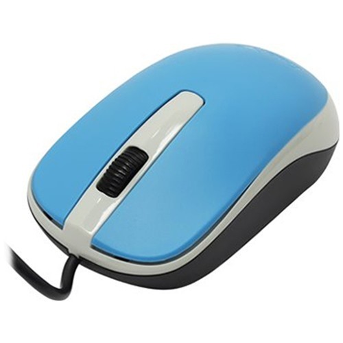 Проводная мышь Genius DX-120 USB оптическая Blue (Синяя) 2