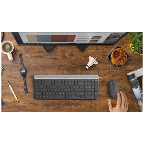 Комплект беспроводной Logitech MK470 Wireless Combo USB Black (Черный) 7