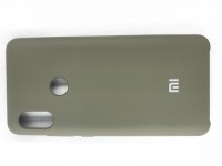 Чехол накладка с логотипом Mi для Xiaomi redmi Note 5 Серая