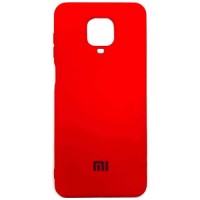 Силиконовая накладка для Xiaomi Redmi Note 9 Pro Red (Красная)