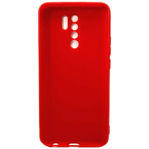 Силиконовая накладка для Xiaomi Redmi 9 Monarch Red (Красная) 3