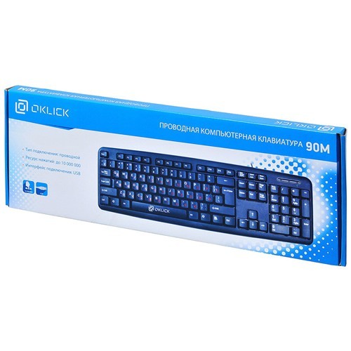 Клавиатура Oklick 90M USB Black (Черная) 6