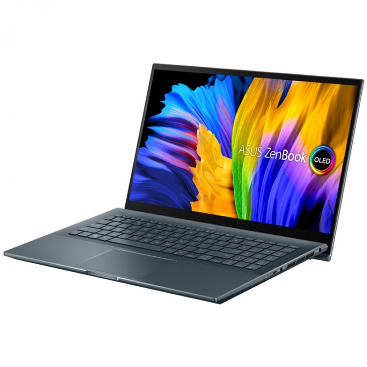 Ноутбук ASUS Zenbook Pro 15" OLED UM535QE-KY191W (AMD Ryzen 7 5800H 3.2 ГГц/15.6"/1920x1080/RAM 16Gb/SSD 512Gb/NVIDIA GeForce RTX 3050 Ti 4Gb/Win 11) Pine Grey (Серый) 3