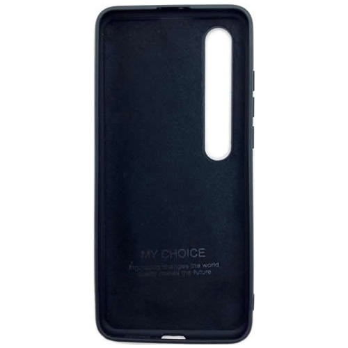 Силиконовая накладка для Xiaomi Mi 10 Black (Черная) 2