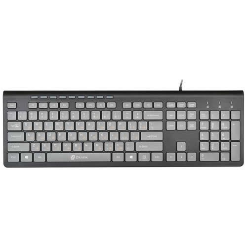 Клавиатура Oklick 480M Slim Multimedia USB Black/Grey (Черная) 1