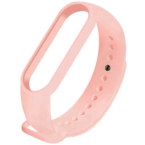 Силиконовый браслет для Xiaomi Mi Band 5 (Свето-розовый) 1
