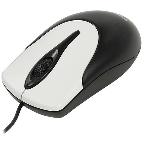 Проводная мышь Genius NetScroll 100 V2 USB оптическая Black/Silver (Черно-серебристая) 1