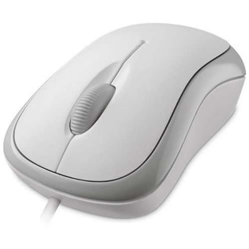 Проводная мышь Microsoft Basic Mouse PS2/USB оптическая (4YH-00008) White (Белая) 2