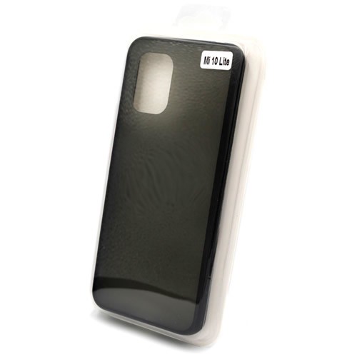 Силиконовая накладка для Xiaomi Mi 10 Lite Skin Feeling (Черная рамка) 2