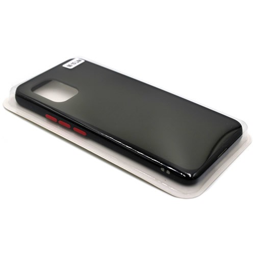 Силиконовая накладка для Xiaomi Mi 10 Lite Skin Feeling (Черная рамка) 3