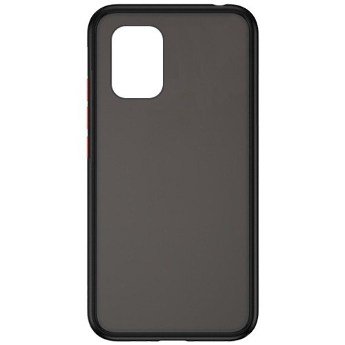 Силиконовая накладка для Xiaomi Mi 10 Lite Skin Feeling (Черная рамка) 1