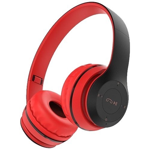 Беспроводные накладные наушники Borofone BO4 Charming Rhyme Black/Red (Черный/Красный) 2