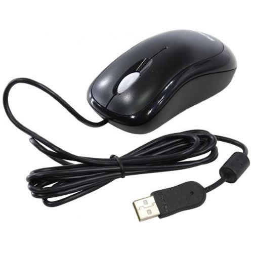 Проводная мышь Microsoft Basic Mouse USB оптическая (P58-00059) Black (Черная) 4