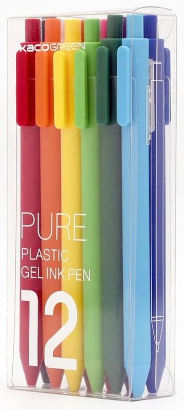 Комплект гелевых ручек Xiaomi KACO Pure Plastic Gelic Pen 12 шт 2