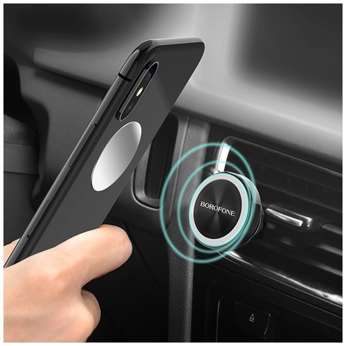 Автомобильный держатель Borofone BH6 Air Outlet Black (Черный) 5
