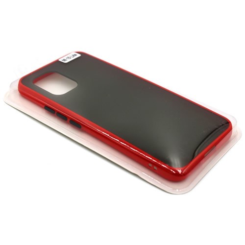 Силиконовая накладка для Xiaomi Mi 10 Lite Skin Feeling (Красная рамка) 3
