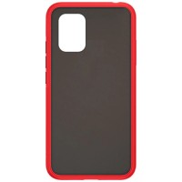 Силиконовая накладка для Xiaomi Mi 10 Lite Skin Feeling (Красная рамка)
