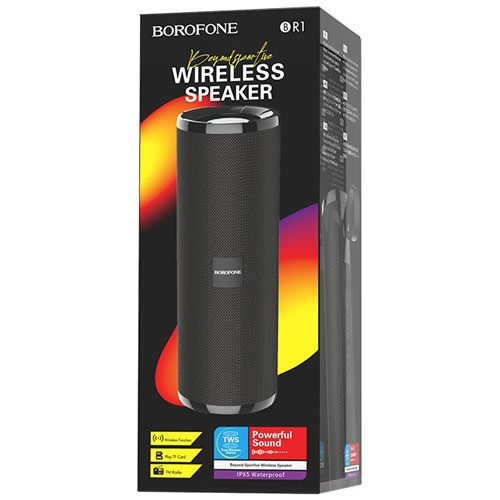 Беспроводная портативная колонка Borofone BR1 Beyond Black (Черный) 3