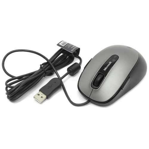 Проводная мышь Microsoft Comfort Mouse 4500 USB оптическая (4EH-00002) Black (Черная) 3