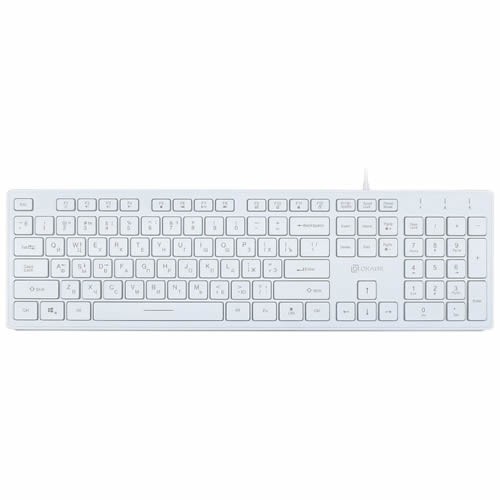 Клавиатура Oklick 550ML Slim Multimedia LED USB White (Белая) 2