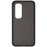 Силиконовая накладка для Xiaomi Mi Note 10 Lite Skin Feeling (Черная рамка)