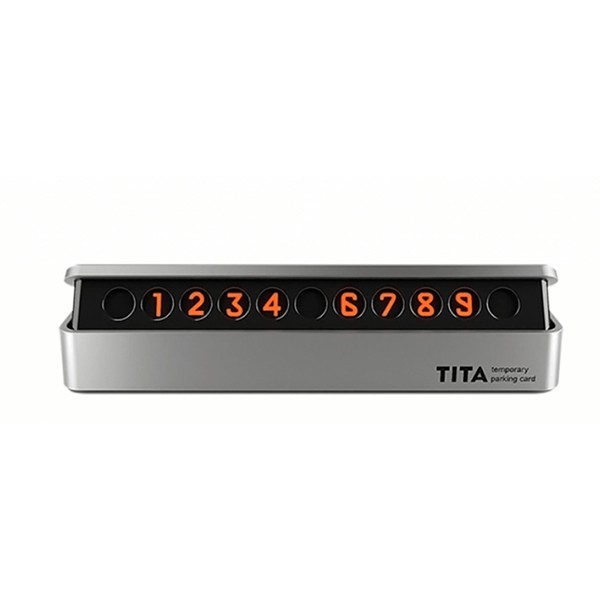 Наборная автовизитка Xiaomi TITA Temporary Parking Card Silver (Серебристый) 1