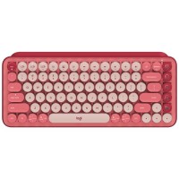 Клавиатура Logitech Wireless Keyboard POP Keys Heartbreaker Rose (Красный/Розовый) 920-010718 EAC