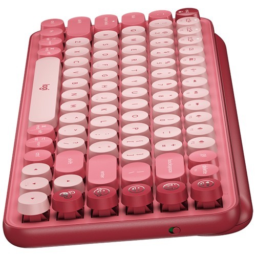 Клавиатура Logitech Wireless Keyboard POP Keys Heartbreaker Rose (Красный/Розовый) 920-010718 EAC 6
