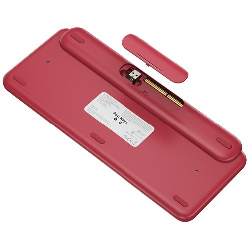 Клавиатура Logitech Wireless Keyboard POP Keys Heartbreaker Rose (Красный/Розовый) 920-010718 EAC 7