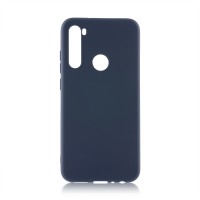 Силиконовая накладка для Xiaomi redmi note 8Т (без логотипа)  Темно-синяя