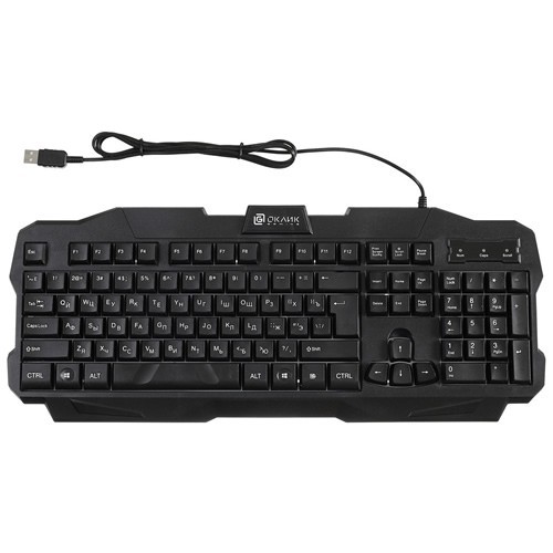 Клавиатура Oklick 757G Madness USB Black (Черная) 4