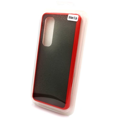 Силиконовая накладка для Xiaomi Mi Note 10 Lite Skin Feeling (Красная рамка) 2