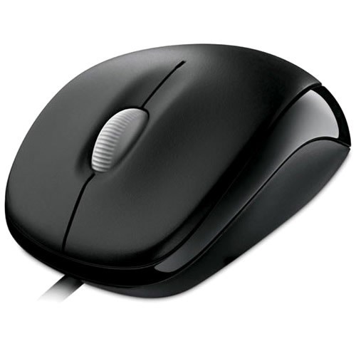 Проводная мышь Microsoft Compact Optical Mouse 500 USB оптическая (U81-00083) Black (Черная) 2