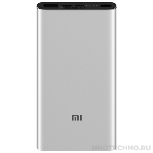 Аккумулятор Xiaomi Mi Power Bank 3 10000 (PLM12ZM) серебристый 1