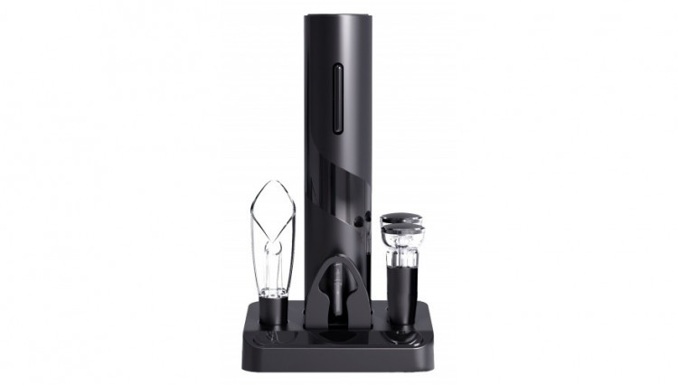 Винный набор аксессуаров Circle Joy 5 in 1 Black (Черный) CJ-TZ08 1