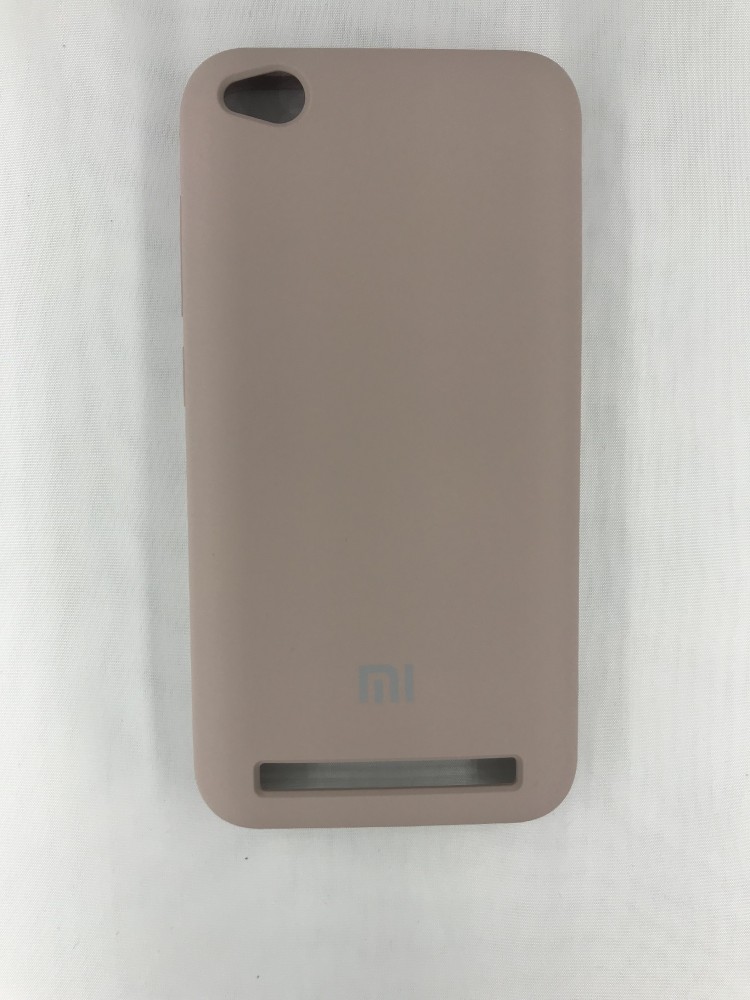 Чехол накладка с логотипом Mi для Xiaomi redmi 5A Серая 1