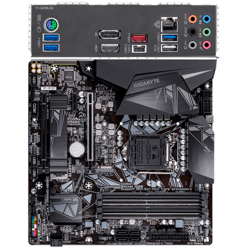 Материнская плата Gigabyte Z490 LGA1200 DDR4 (Z490M Gaming X) mATX, Ret EAC 1