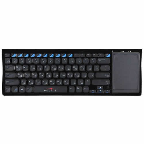 Клавиатура Oklick 850ST Multimedia Touch USB Black (Черная) 1