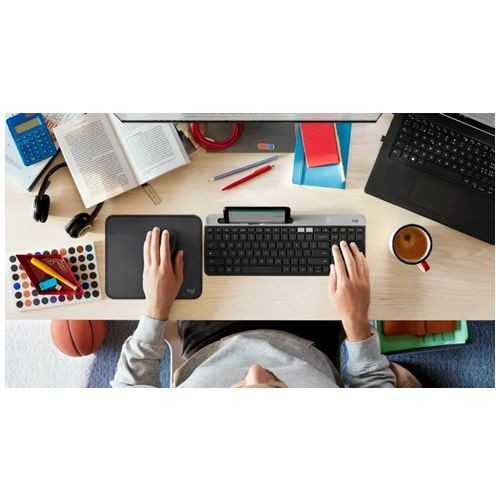 Коврик для мыши Logitech Mouse Pad Studio Series Graphite (Графит) 956-000049 EAC 5