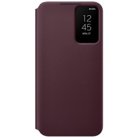 Чехол-книжка Samsung Clear View для Galaxy S22+ Бургунди (EF-ZS906CEEGRU)