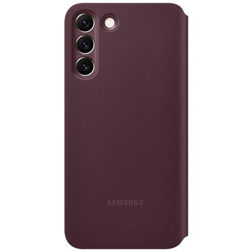 Чехол-книжка Samsung Clear View для Galaxy S22+ Бургунди (EF-ZS906CEEGRU) 2